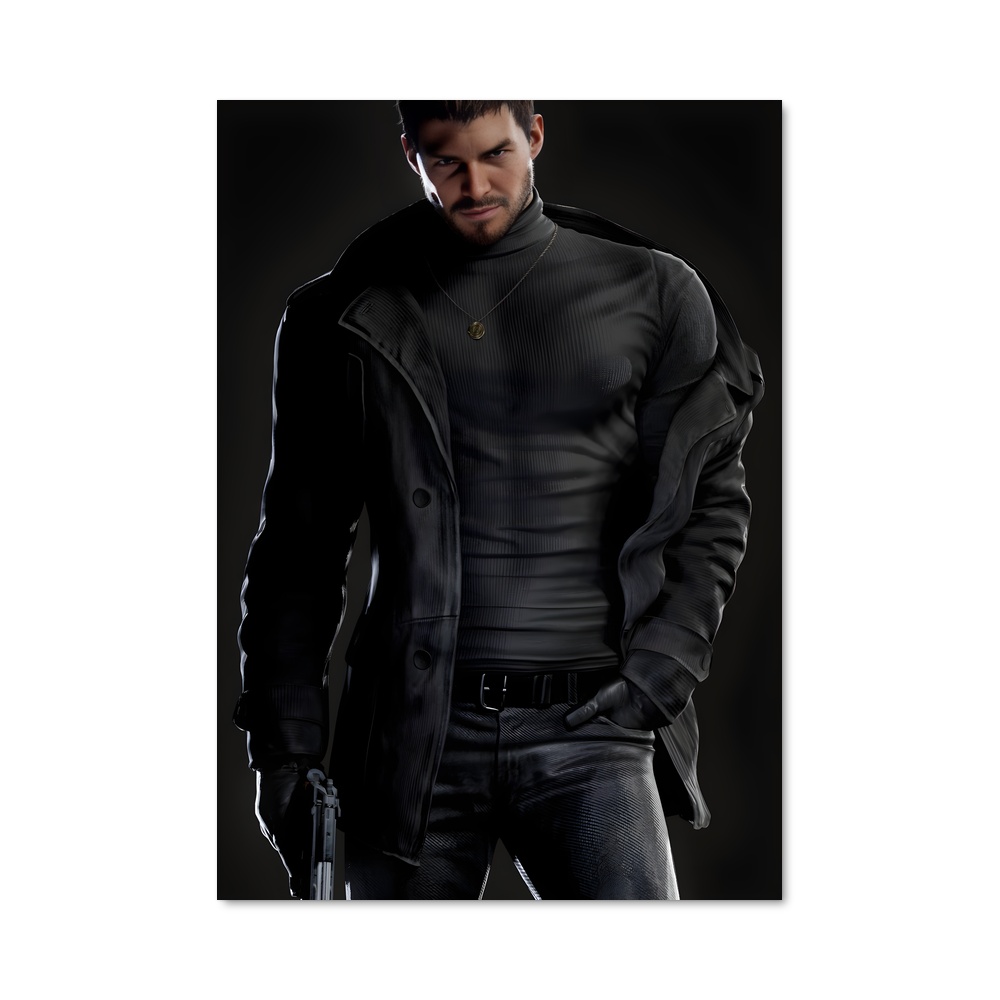 Poster Chris Redfield: L'Ultime Survivant – affiche Resident Evil